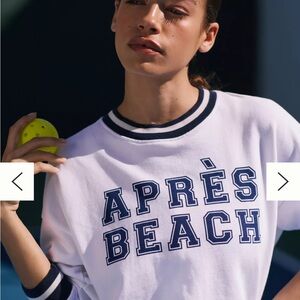 Sundry Sweatshirt Apres Beach Size Large